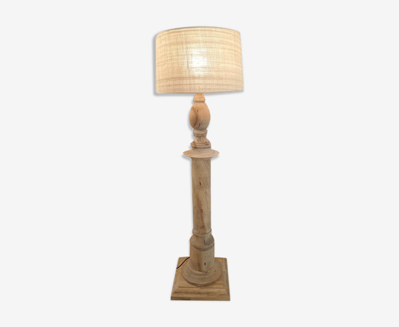 Vintage Wooden Floor Lamp Revisited Selency Vintage Wooden Floor Lamp Revisited, Old Antique Wooden Floor Lamps