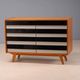 Buffet des années 50 modèle U453 par Jiří Jiroutek pour Interier Praha, années 1960, Tchécoslovaquie, 110 × 45 × 75 cm