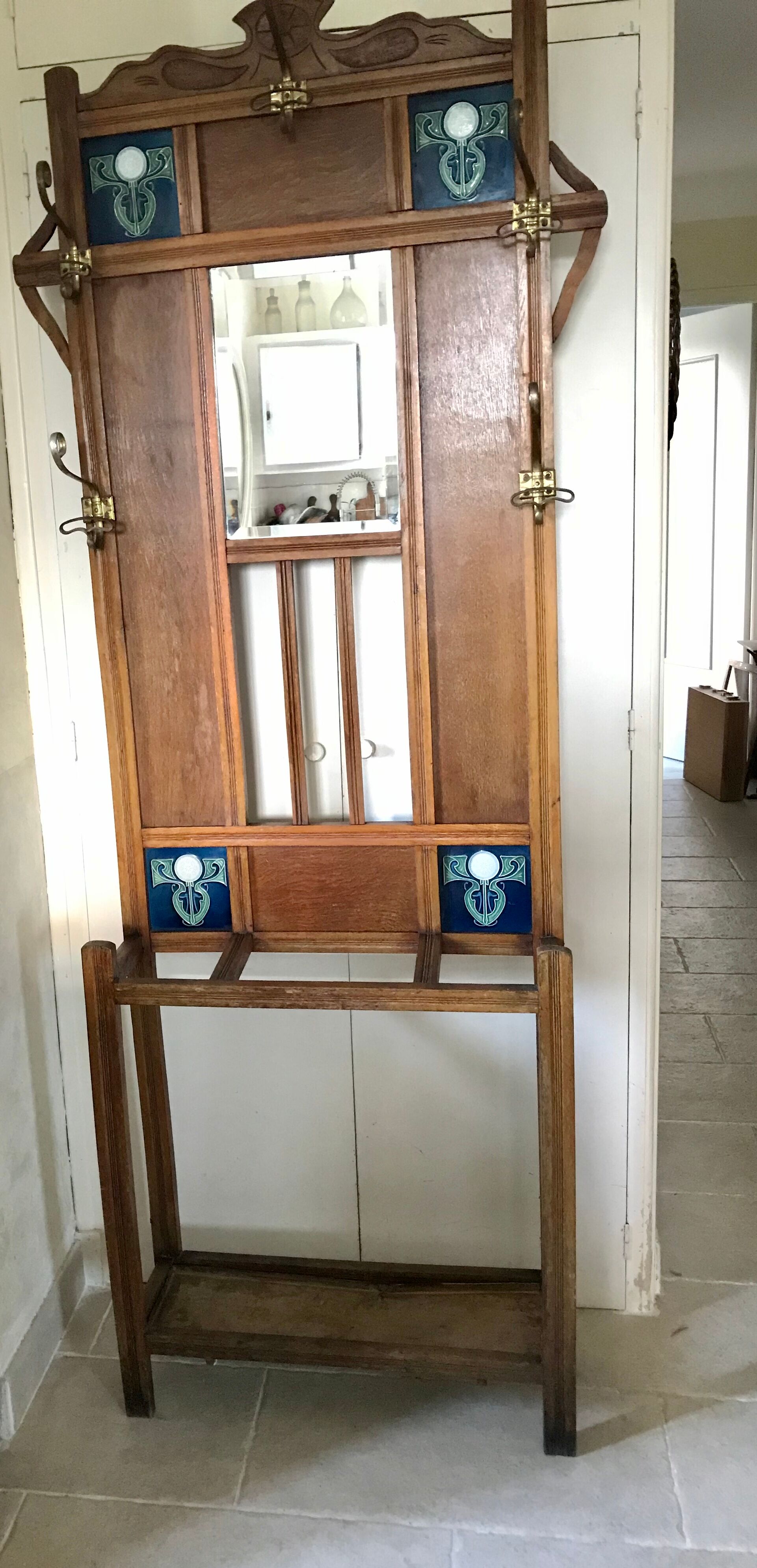 Clothing umbrella holder circa 1900