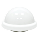 Vintage Polish glass flush-mount ceiling light (Penko Pieńsk, 1970s, PRL