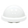 Vintage Polish glass flush-mount ceiling light (Penko Pieńsk, 1970s, PRL