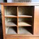 Vintage wooden furniture sliding doors