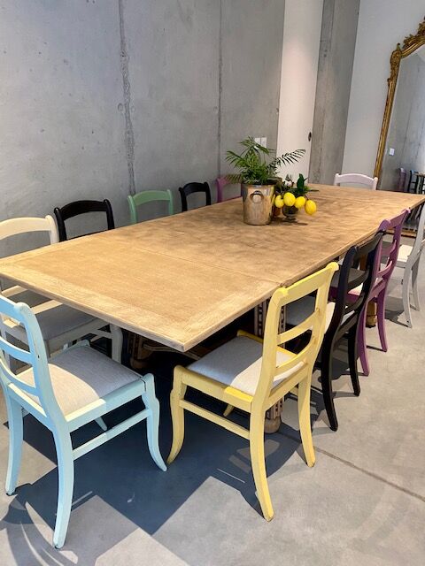 Firm table sanded extensions 260 cm