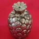 Pair of pineapple salt and pepper shakers, Italy, 1970s, Mauro Manet