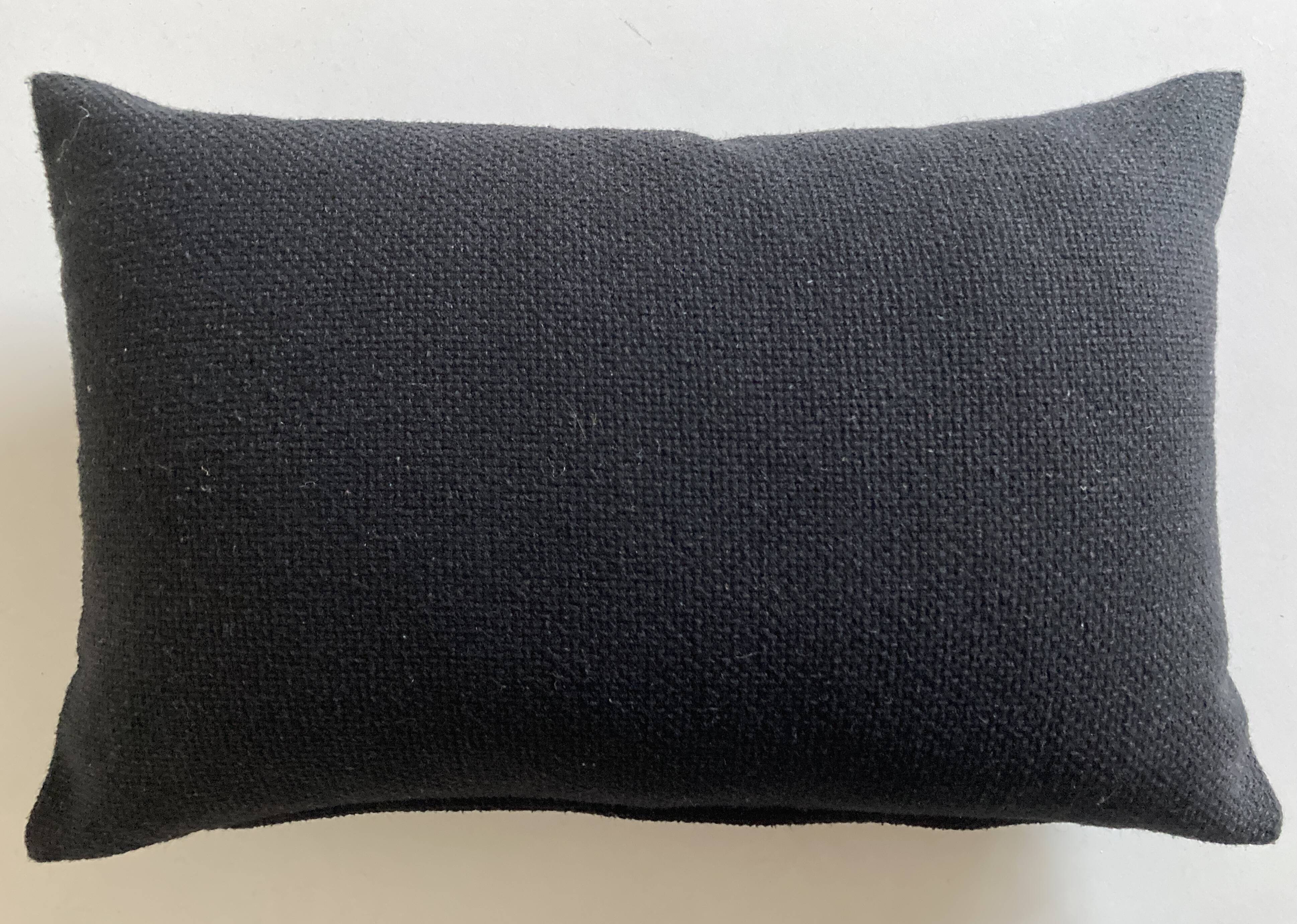 Nearby wool matt cushion Kvadrat black