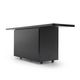 Black lacquered buffet by Giotto Stoppino for Acerbis, 1970s.