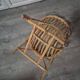 fauteuil enfant en rotin vintage