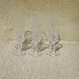 Crystal champagne flutes