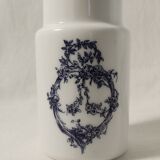 Lot de 2 pots d'apothicaire en opaline