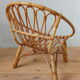 Fauteuil pour enfant en rotin