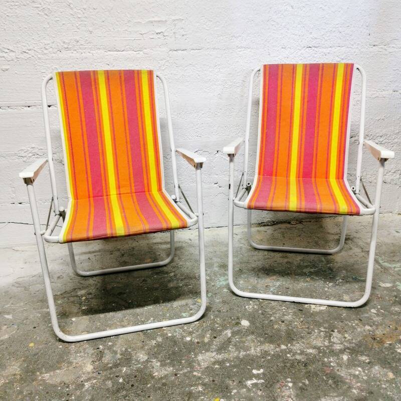 Vintage camping armchair