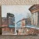 Oil painting of a Parisian scene.