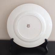 Round dish n°1 Choisy le Roi in Iron Earth decoration fruits and insects