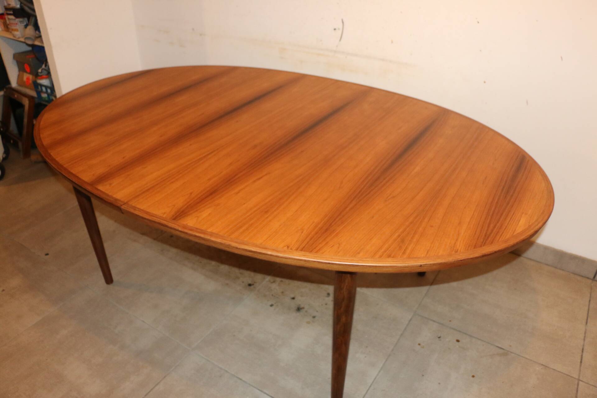 Arne Vodder rosewood table for 6/10 people