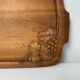 Scuplté wooden top in Art Nouveau Style Marbois
