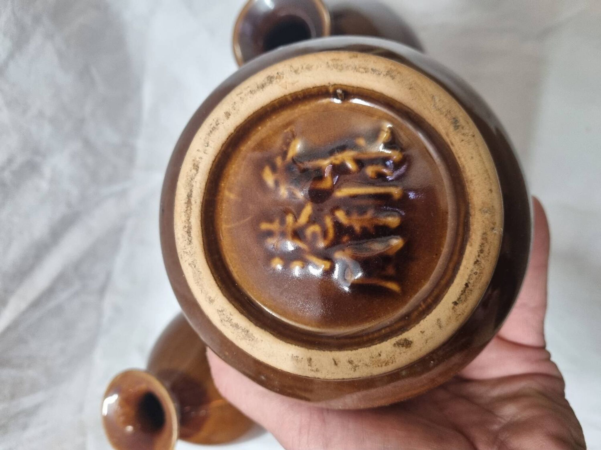 Bouteille de saké de 1970, vase céramique