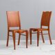 Pair of "Placide of Wood" Chairs by Philippe Starck for Driade, 1989