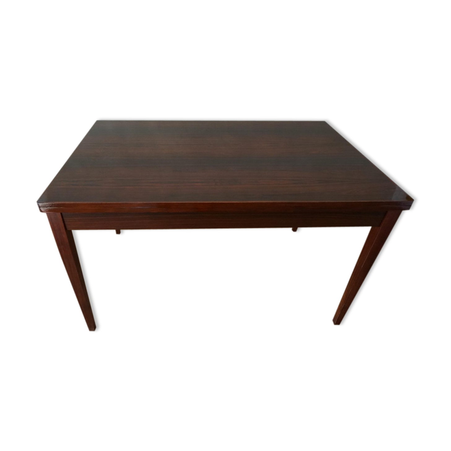 Rosewood extendable dining table, extended 189cm