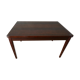 Rosewood extendable dining table, extended 189cm