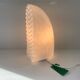 Vintage Fabbian Italy Passarola Lamp Murano Marble Glass Rare Chevron