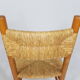 Chaises paillées rustiques années 70
