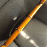 Vintage Belle Epoque Bamboo Turned Wood Mirror