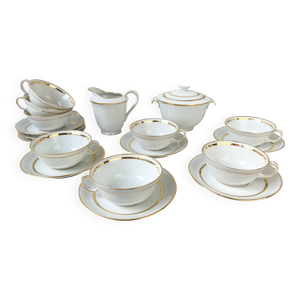 Service à thé/café - porcelaine limoges