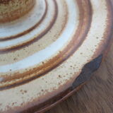 Pair of stoneware candlesticks