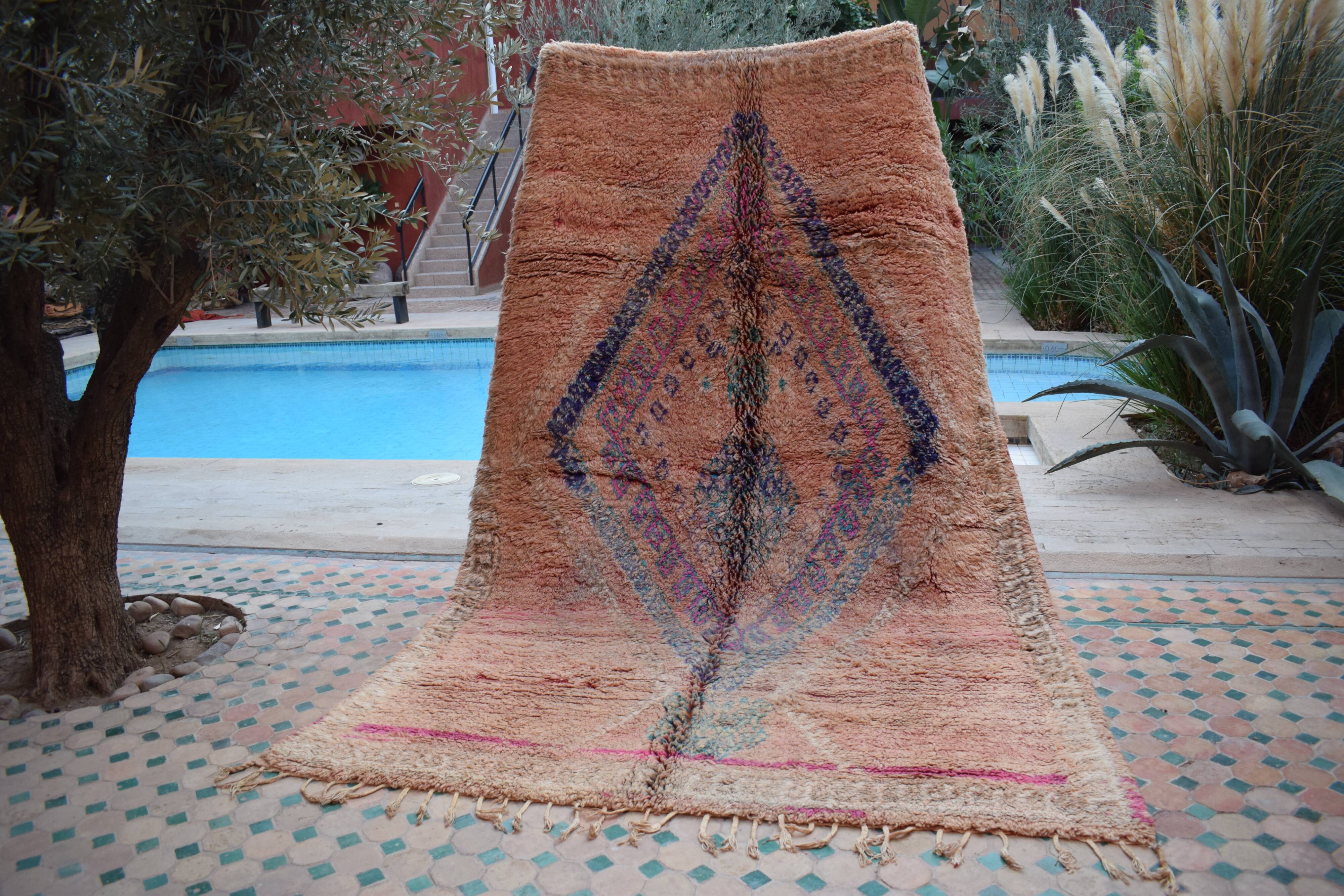 Moroccan Berber rug vintage atlas, 302x202 cm
