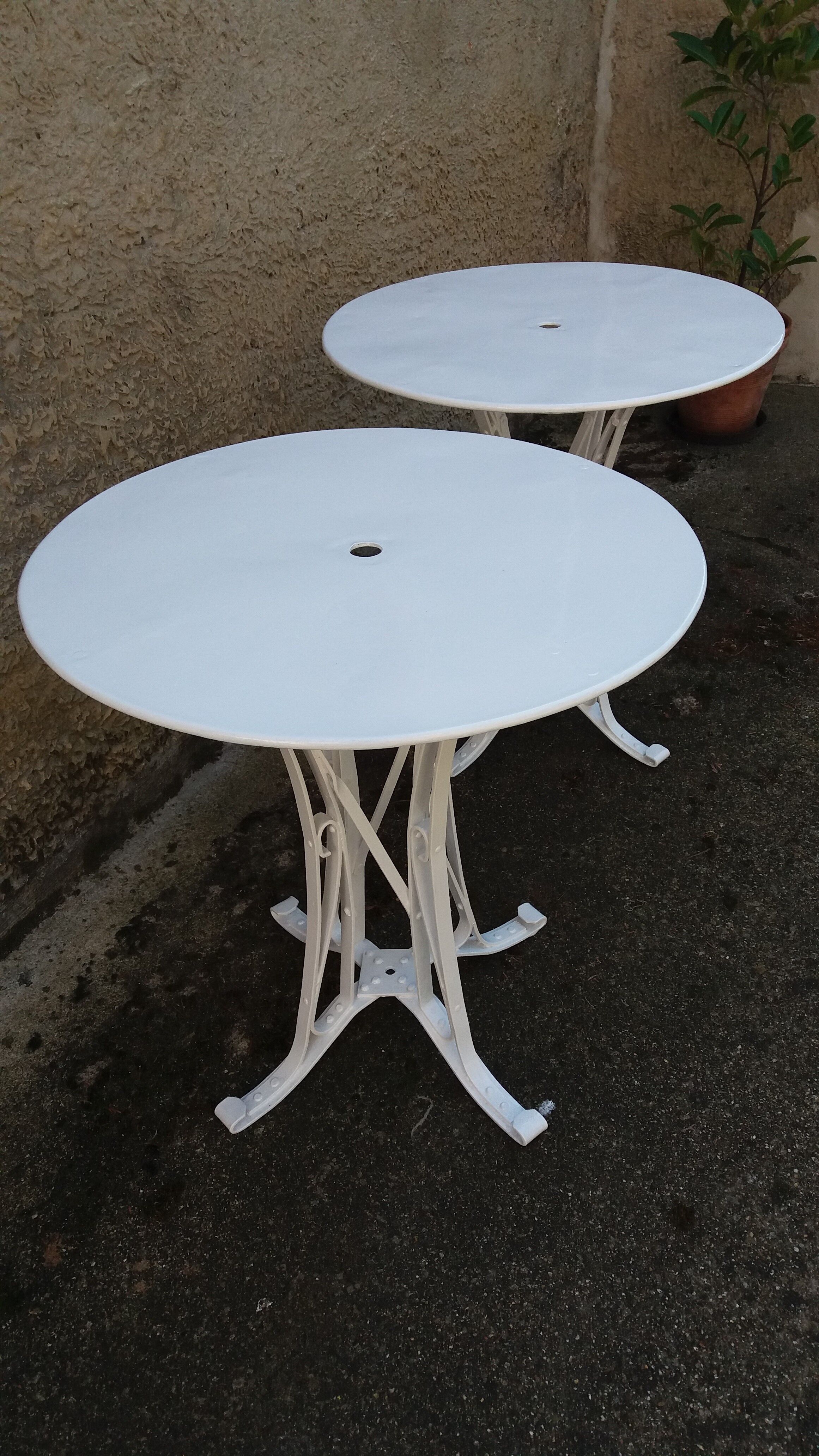 Pair of garden pedest sedest