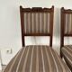Suite de 4 chaises d'époque EMPIRE