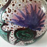 Pitcher with thistle motif by André Georges Pougues les Eaux