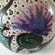 Pitcher with thistle motif by André Georges Pougues les Eaux