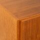 Two-piece hi-fi sideboard from the 1960s, teak veneer