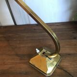 Art Deco brass desk lamp