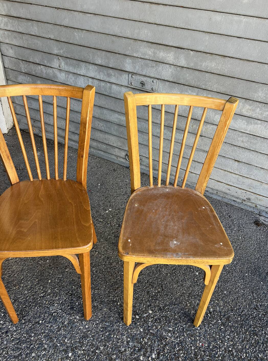 (Lot) 5 Vintage Baumann Bistro Chairs
