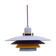 Colorful Danish Pendant Lamp by Belid – 1980s