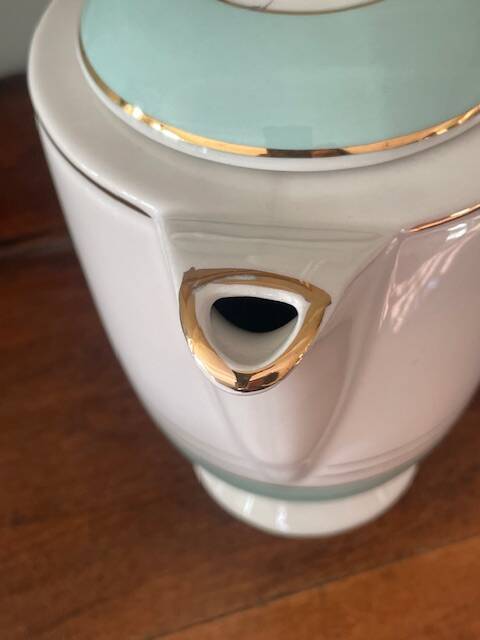 coffee pot, sugar bowl and milk jug KG Luneville Regency model