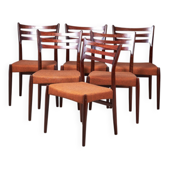 Vintage Dining Chairs by Svend Aage Madsen, 1960s, Set of 6