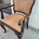Ribbed leather office chair