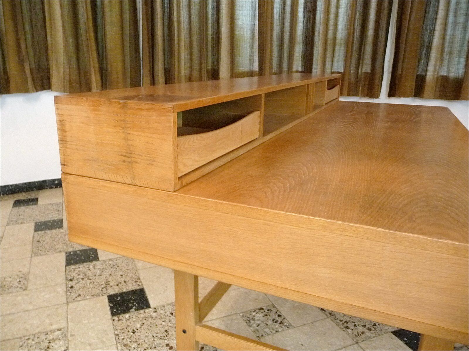 Flip-top partner secretary desk by Jens Quistgaard for Løvig, Denmark 1960s