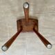 Tripod stool in solid oak 1950