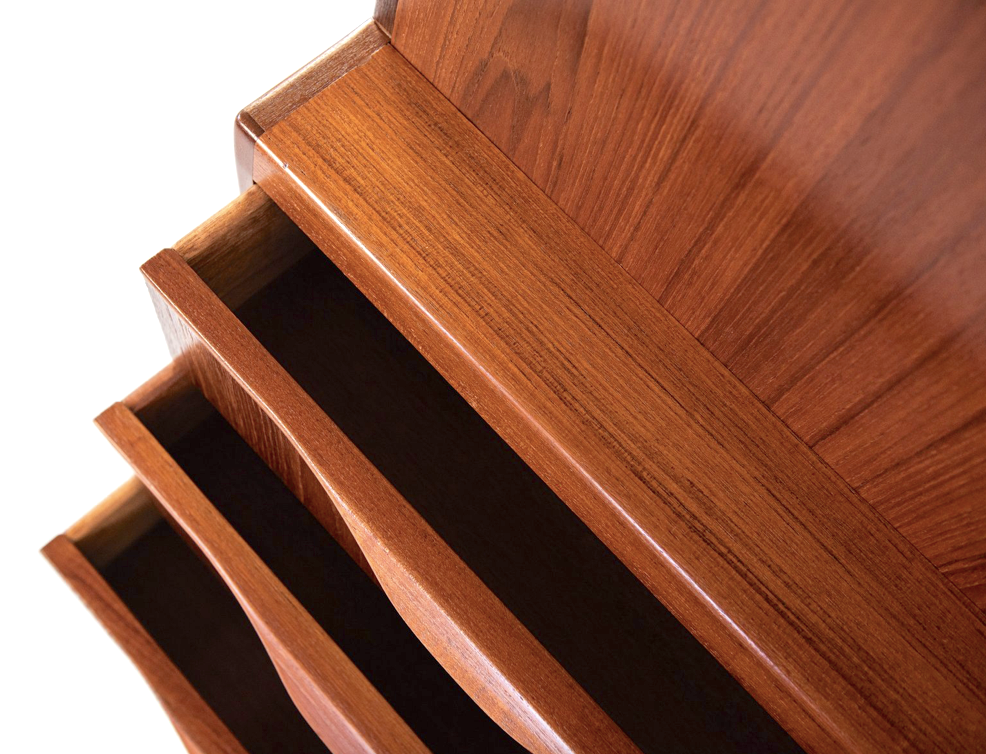 Teak Bureau by Erling Torvits for Klim Møbelfabrik, 1960s