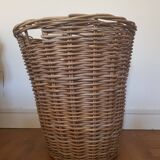 Panier à linge en rotin