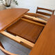 Table ronde scandinave extensible en teck