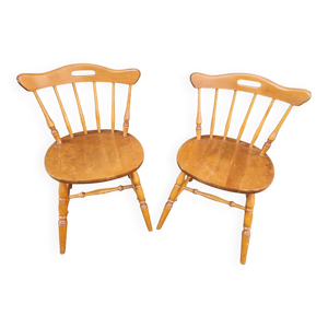 Paire de chaises en bois - nesto