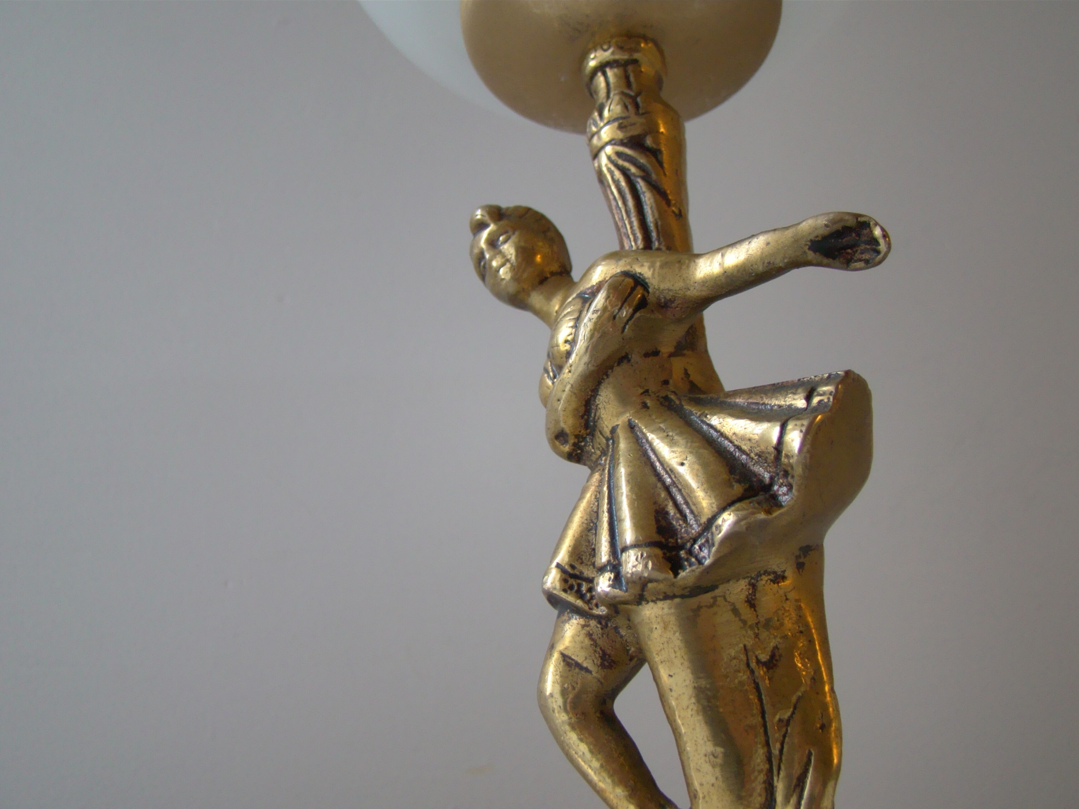 Charming vintage lamp dancer