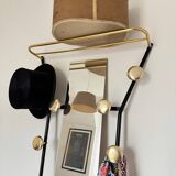 Vintage gold coat rack