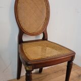 5 Louis XVI style medallion chairs