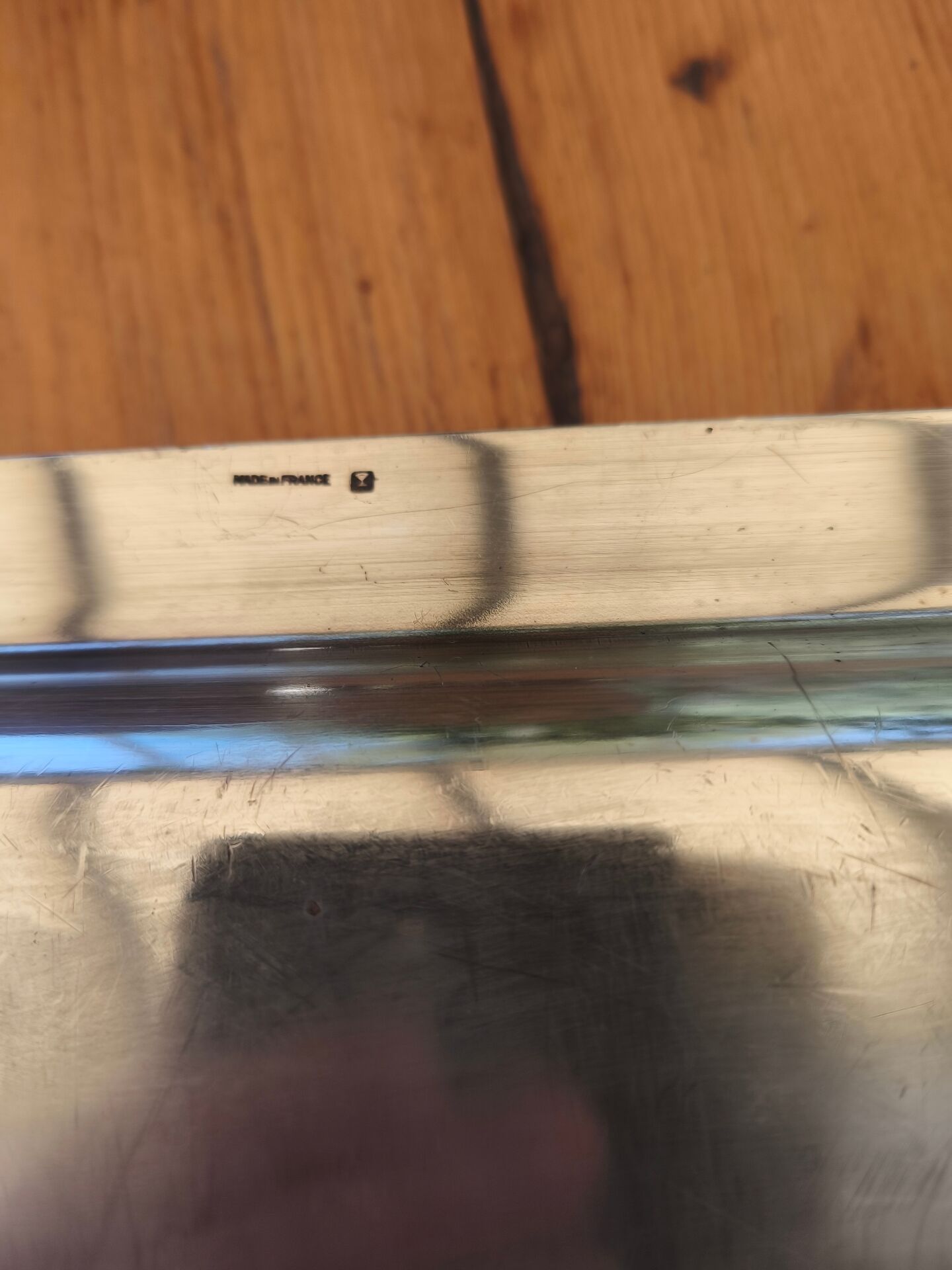 Silver serving tray